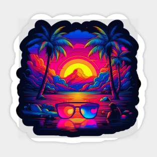 Tropical Paradise - Summer Holiday Sticker